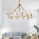 Crystorama - QUI-7628-DT Distressed Twilight Chandelier